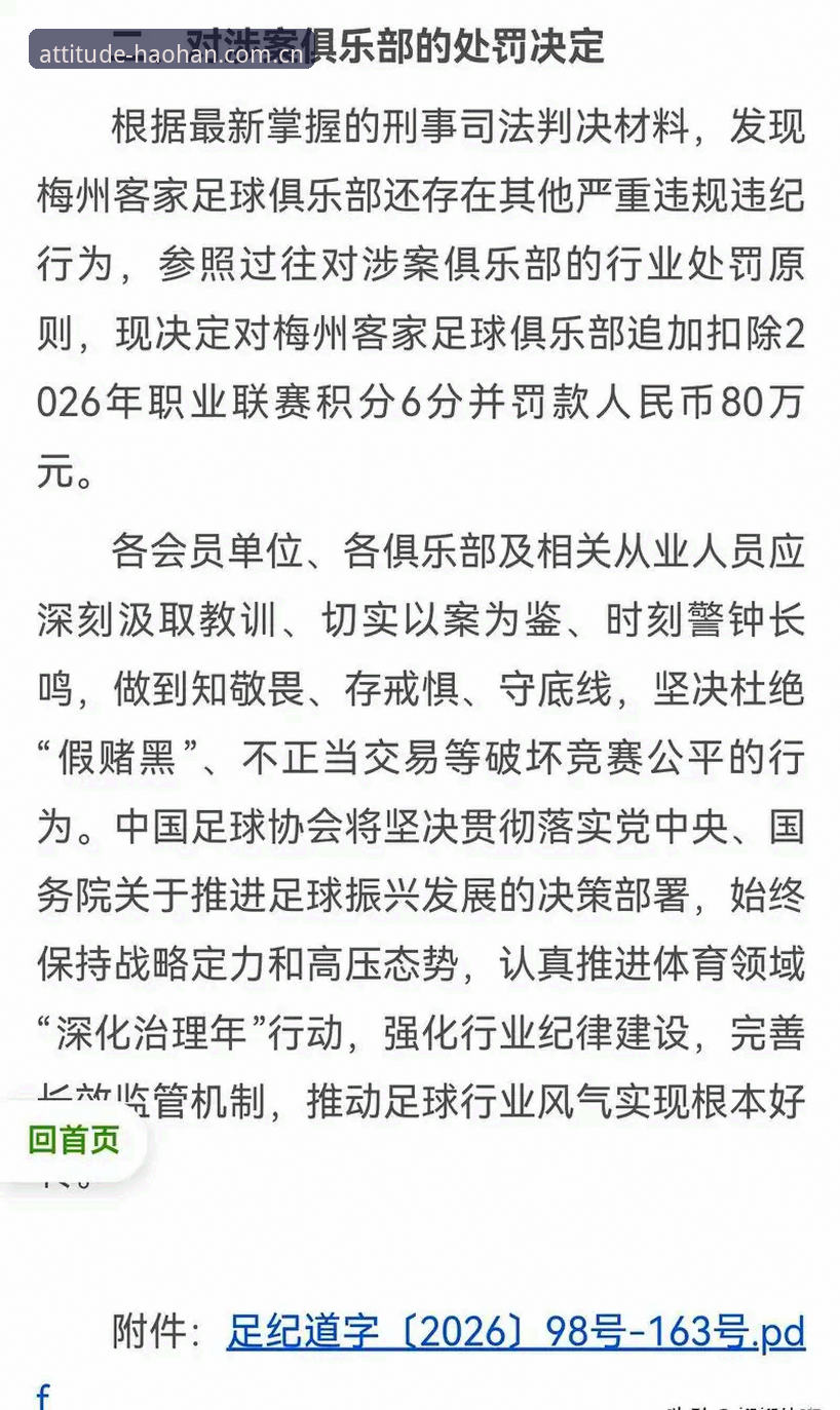 揭秘足协禁足风暴：从浩瀚体育平台看中国足球的刮骨疗毒